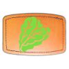 Faux Leather Engravable Patch - Curved Rectangle Thumbnail