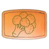 Faux Leather Engravable Patch - Curved Rectangle Thumbnail