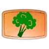 Faux Leather Engravable Patch - Curved Rectangle Thumbnail