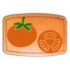 Faux Leather Engravable Patch - Curved Rectangle Thumbnail