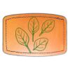 Faux Leather Engravable Patch - Curved Rectangle Thumbnail