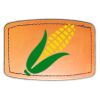 Faux Leather Engravable Patch - Curved Rectangle Thumbnail