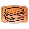 Faux Leather Engravable Patch - Curved Rectangle Thumbnail