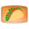 Faux Leather Engravable Patch - Curved Rectangle Thumbnail