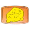 Faux Leather Engravable Patch - Curved Rectangle Thumbnail