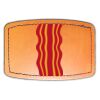 Faux Leather Engravable Patch - Curved Rectangle Thumbnail