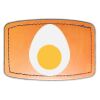 Faux Leather Engravable Patch - Curved Rectangle Thumbnail