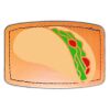 Faux Leather Engravable Patch - Curved Rectangle Thumbnail