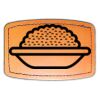 Faux Leather Engravable Patch - Curved Rectangle Thumbnail