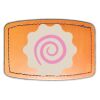 Faux Leather Engravable Patch - Curved Rectangle Thumbnail