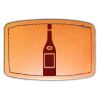 Faux Leather Engravable Patch - Curved Rectangle Thumbnail