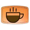 Faux Leather Engravable Patch - Curved Rectangle Thumbnail