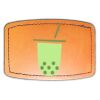 Faux Leather Engravable Patch - Curved Rectangle Thumbnail