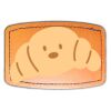 Faux Leather Engravable Patch - Curved Rectangle Thumbnail