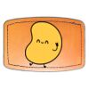 Faux Leather Engravable Patch - Curved Rectangle Thumbnail