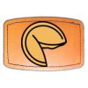 Faux Leather Engravable Patch - Curved Rectangle Thumbnail