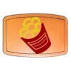 Faux Leather Engravable Patch - Curved Rectangle Thumbnail