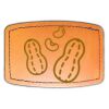 Faux Leather Engravable Patch - Curved Rectangle Thumbnail