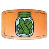 Faux Leather Engravable Patch - Curved Rectangle Thumbnail