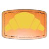 Faux Leather Engravable Patch - Curved Rectangle Thumbnail