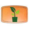 Faux Leather Engravable Patch - Curved Rectangle Thumbnail