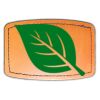 Faux Leather Engravable Patch - Curved Rectangle Thumbnail