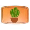 Faux Leather Engravable Patch - Curved Rectangle Thumbnail