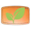 Faux Leather Engravable Patch - Curved Rectangle Thumbnail