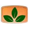 Faux Leather Engravable Patch - Curved Rectangle Thumbnail