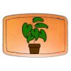 Faux Leather Engravable Patch - Curved Rectangle Thumbnail