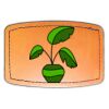Faux Leather Engravable Patch - Curved Rectangle Thumbnail