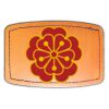 Faux Leather Engravable Patch - Curved Rectangle Thumbnail