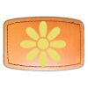 Faux Leather Engravable Patch - Curved Rectangle Thumbnail