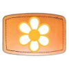 Faux Leather Engravable Patch - Curved Rectangle Thumbnail