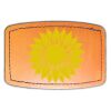 Faux Leather Engravable Patch - Curved Rectangle Thumbnail