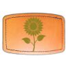 Faux Leather Engravable Patch - Curved Rectangle Thumbnail