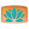 Faux Leather Engravable Patch - Curved Rectangle Thumbnail