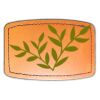 Faux Leather Engravable Patch - Curved Rectangle Thumbnail