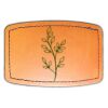 Faux Leather Engravable Patch - Curved Rectangle Thumbnail