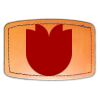 Faux Leather Engravable Patch - Curved Rectangle Thumbnail