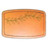 Faux Leather Engravable Patch - Curved Rectangle Thumbnail