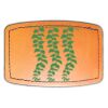 Faux Leather Engravable Patch - Curved Rectangle Thumbnail
