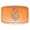 Faux Leather Engravable Patch - Curved Rectangle Thumbnail