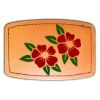 Faux Leather Engravable Patch - Curved Rectangle Thumbnail