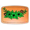 Faux Leather Engravable Patch - Curved Rectangle Thumbnail