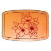 Faux Leather Engravable Patch - Curved Rectangle Thumbnail