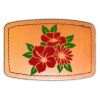 Faux Leather Engravable Patch - Curved Rectangle Thumbnail
