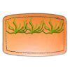 Faux Leather Engravable Patch - Curved Rectangle Thumbnail