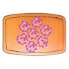Faux Leather Engravable Patch - Curved Rectangle Thumbnail