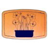 Faux Leather Engravable Patch - Curved Rectangle Thumbnail